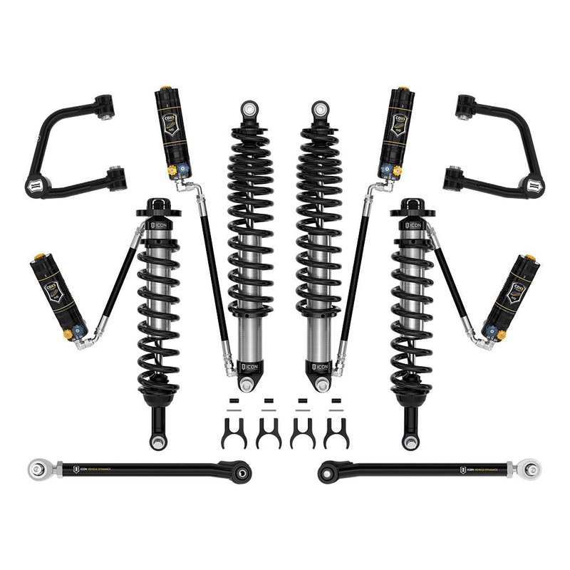 ICON 21-24 BRONCO SASQUATCH 2-3″ LIFT STAGE 6 SUSPENSION SYSTEM CDXS TUBULAR HEAVY RATE