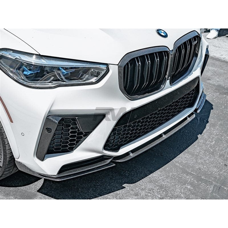 RW Carbon Carbon Fiber Front Lip Spoiler – BMW / F95 / X5M