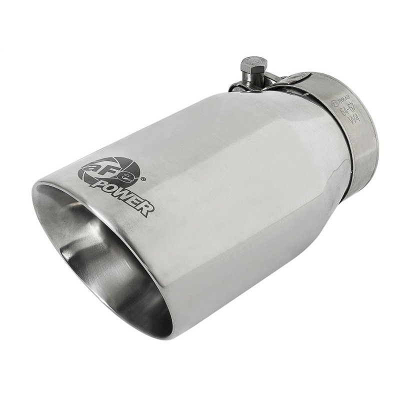 aFe MACH Force-Xp Universal 304 SS Single-Wall Clamp-On Exhaust Tip – Polished
