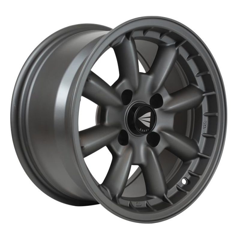Enkei Compe 15×7 38mm Offset 4×100 Bolt Pattern 72.6mm Bore Dia Matte Gunmetal Wheel