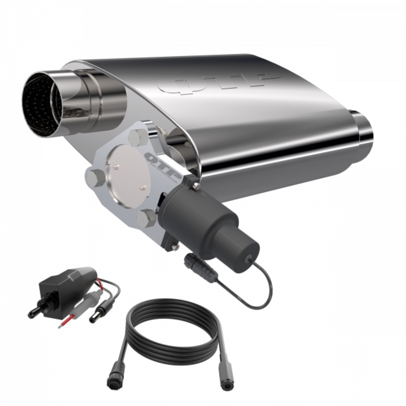 QTP 2.5″ Screamer Twintronic Muffler