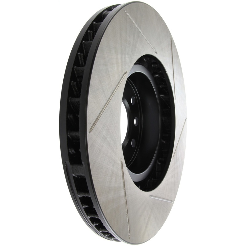StopTech 11-14 Porsche Cayenne / 11-15 VW Touareg Front Right Slotted Sport Brake Rotor