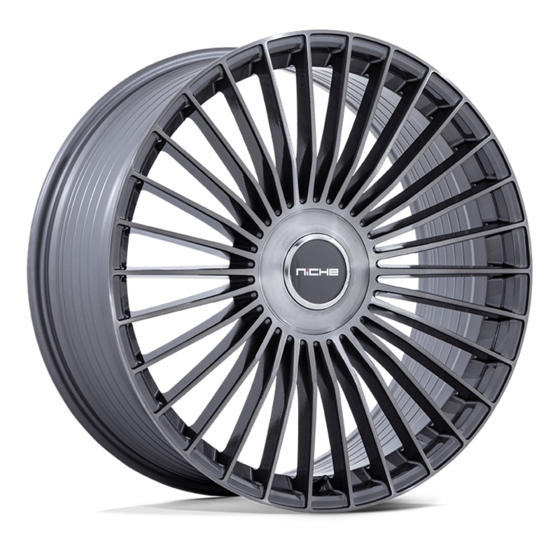 22×10 Niche NC282 Serene Gloss Titanium Brushed