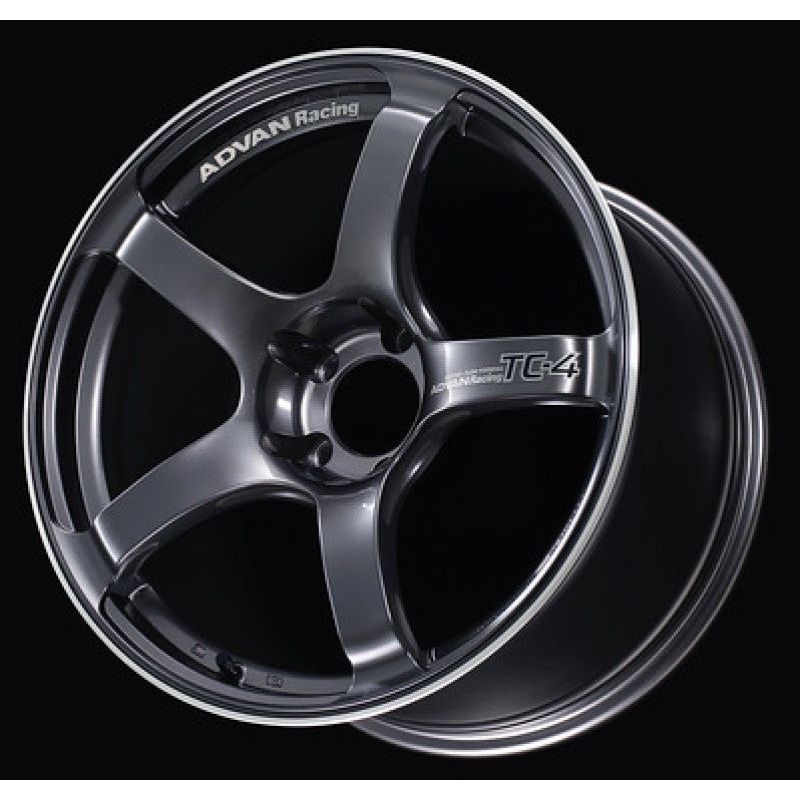 Advan TC4 17×7.5 +40 4-100 Racing Gunmetallic & Ring Wheel