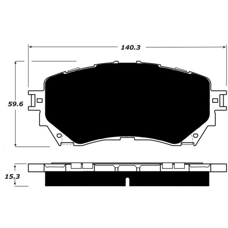 Porterfield Brake Pads for 2017 MAZDA 6