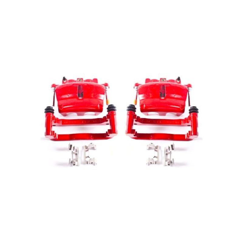 Power Stop 08-16 Buick Enclave Front Red Calipers w/Brackets – Pair