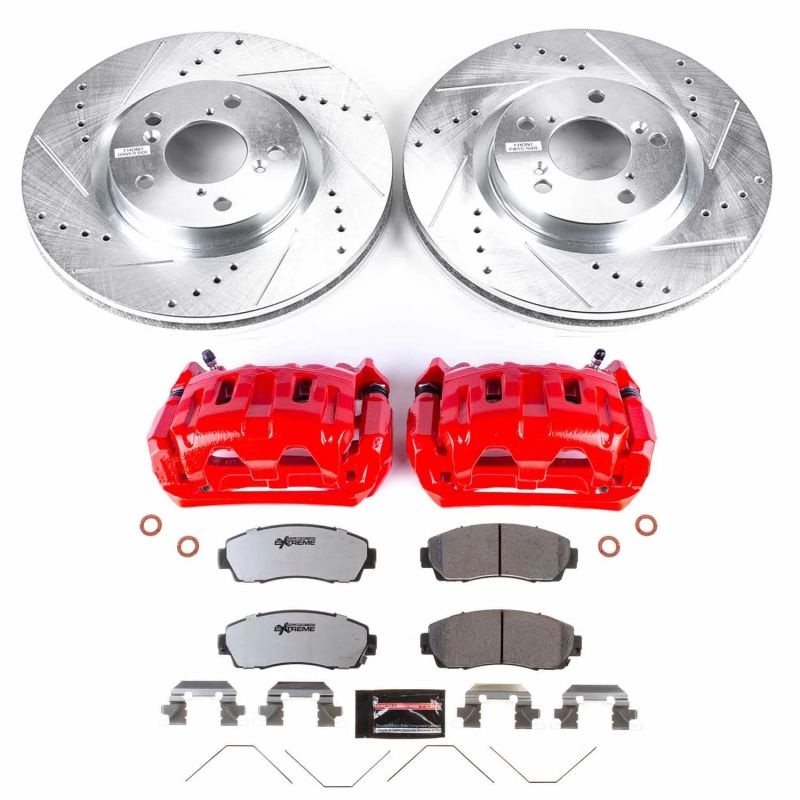 Power Stop Front Z26 Street Brake Kit w/ Calipers Honda Odyssey 2011-2014 | KC5857-26