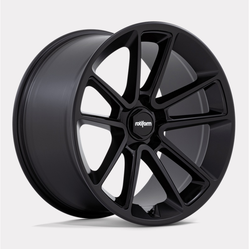 22×11 Rotiform BTL Matte Black w/ Black Cap