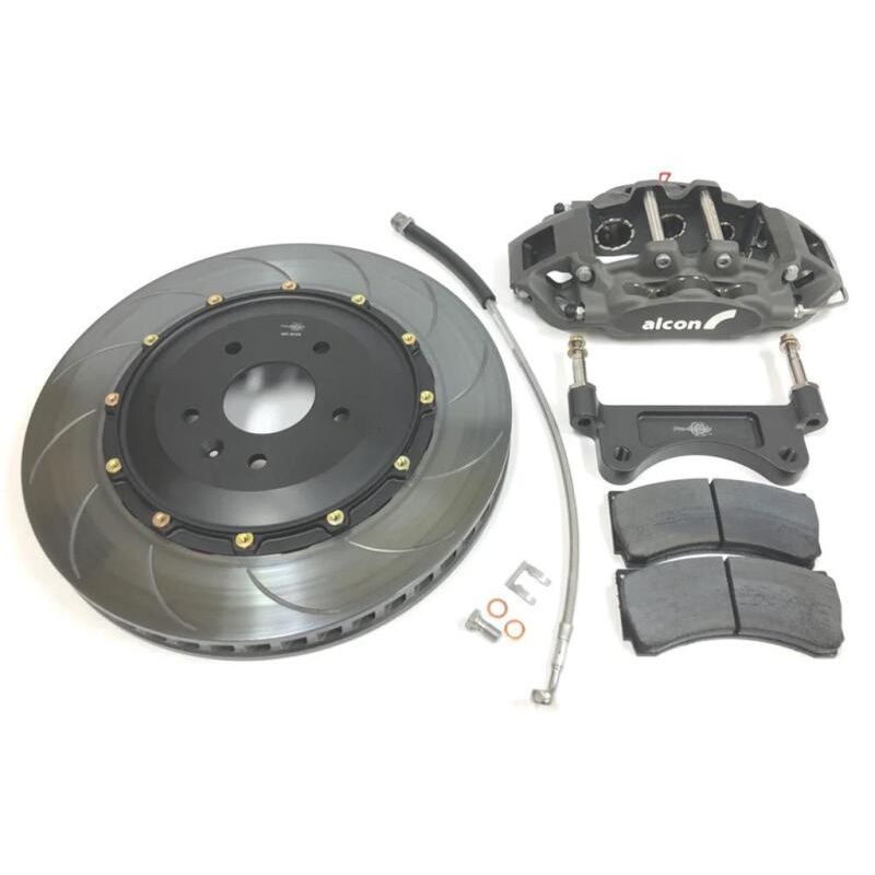 Alcon Chevrolet Corvette C7 (Aftermarket Wheels) 6 Piston 380x36mm Front Street Kit – Anodized