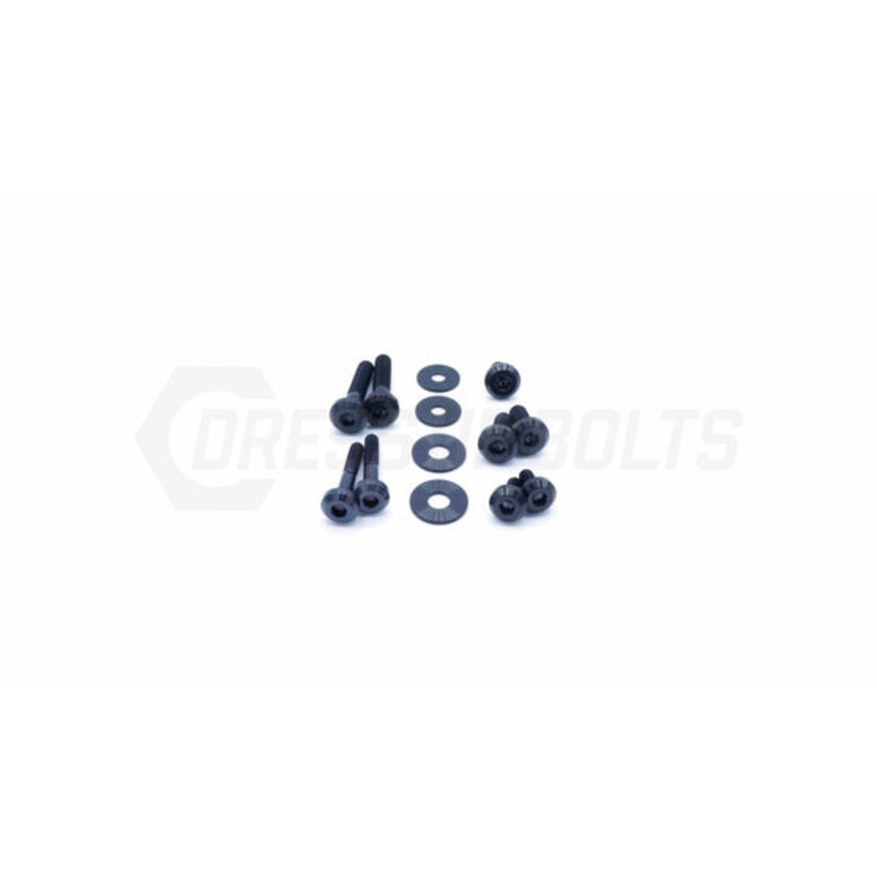 Dress Up Bolts 15-21 STI Titanium Hardware Intercooler Kit – Black | SUB-018-Ti-BLK