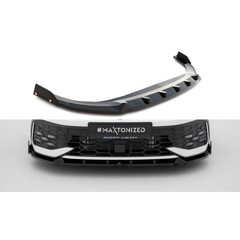 Maxton Design Front Splitter V.2 + Flaps – VW Mk8.5 GTI