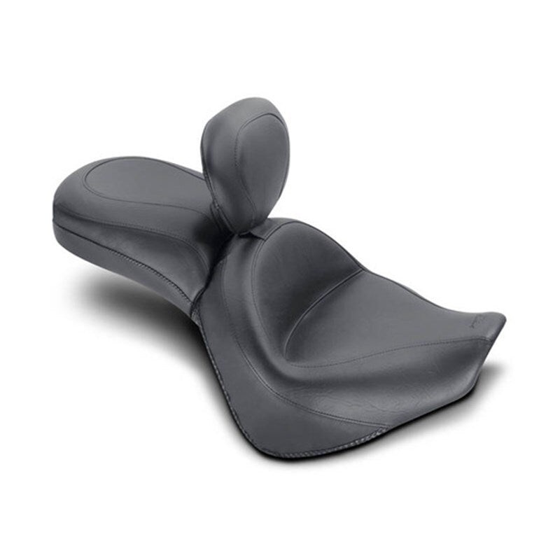 Mustang 10-13 Honda VT1300C Sabre, 10-16 Stateline, 10-15 Interstate Touring 1PC Seat – Black