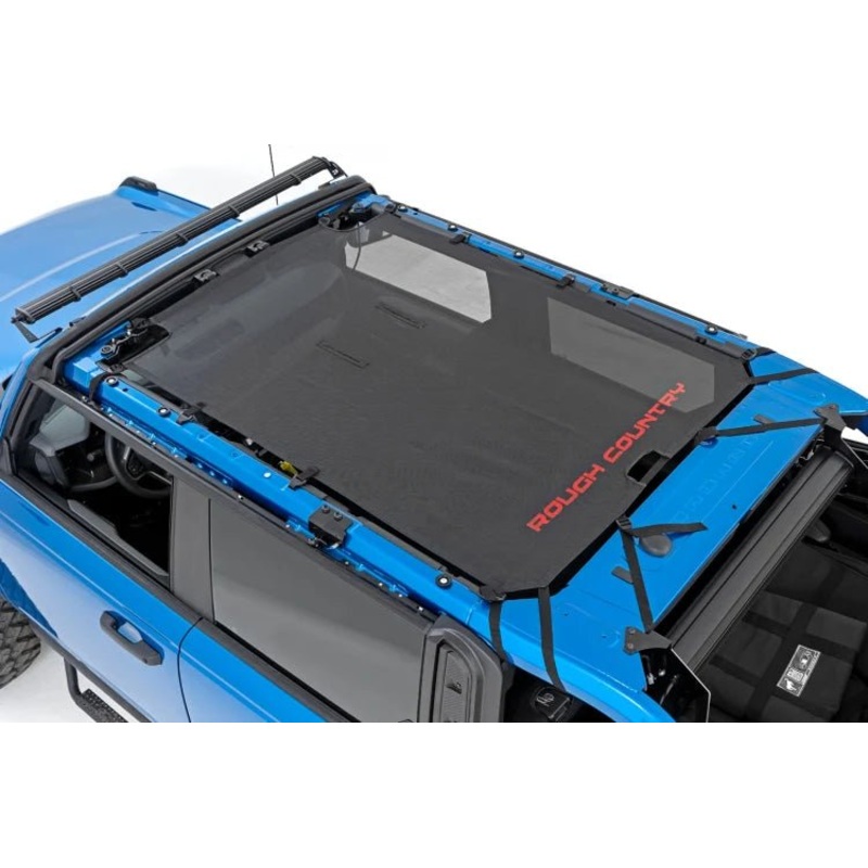 Rough Country  MESH BIKINI TOP PLUS BLACK | FORD BRONCO 4-DOOR (2021-2025)