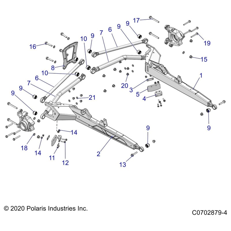 Weld-Trl Arm,Lh,Orange Burst by Polaris