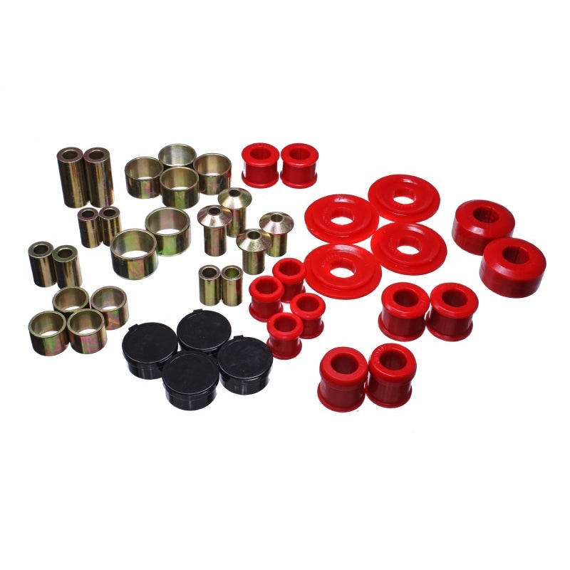 Energy Suspension 2015 Ford Mustang Rear Control Arm Bushing Set – Red