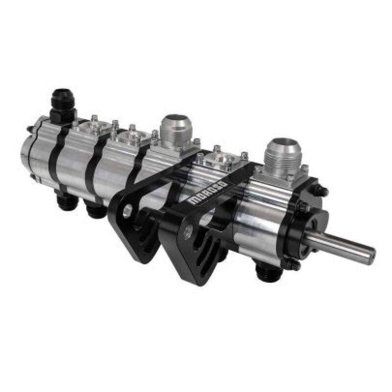 Moroso Big Block Chevy Dual Mount Tri-Lobe 6 Stage 1.200in PS Dry Sump Oil Pump – Drivers Left Side