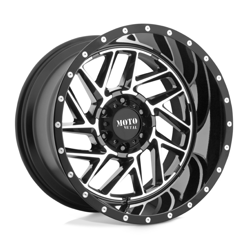Moto Metal Wheels MO985 Breakout 20″ 8×170 Gloss Black Machined