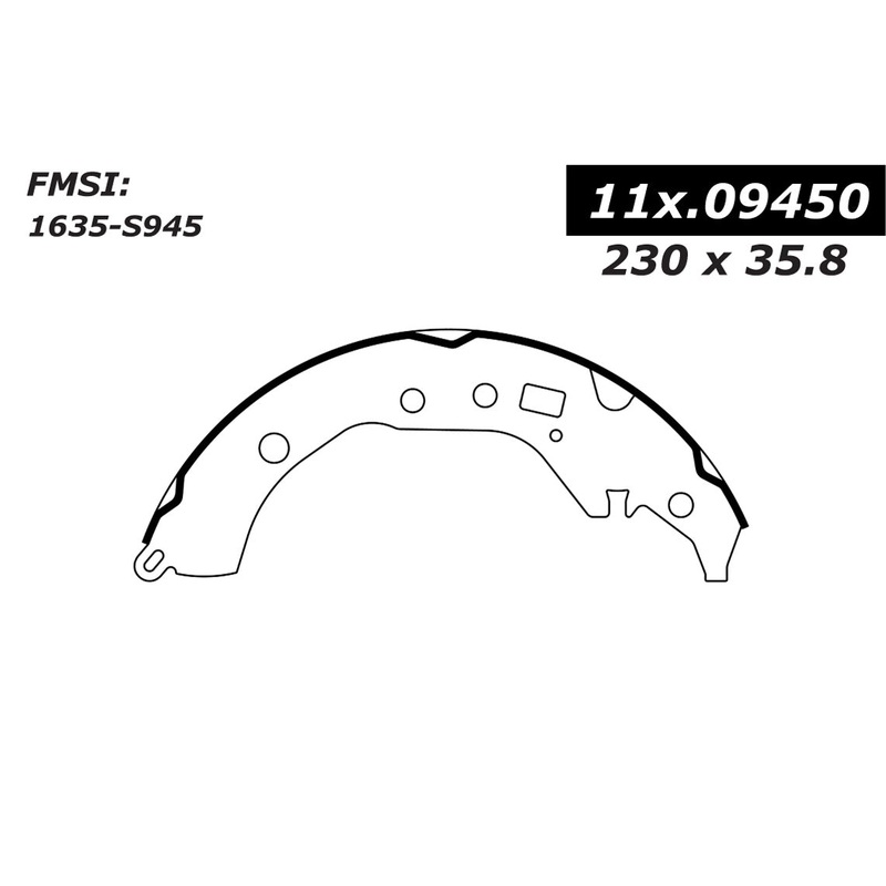 Porterfield Brake Shoes for 2010 SCION xD