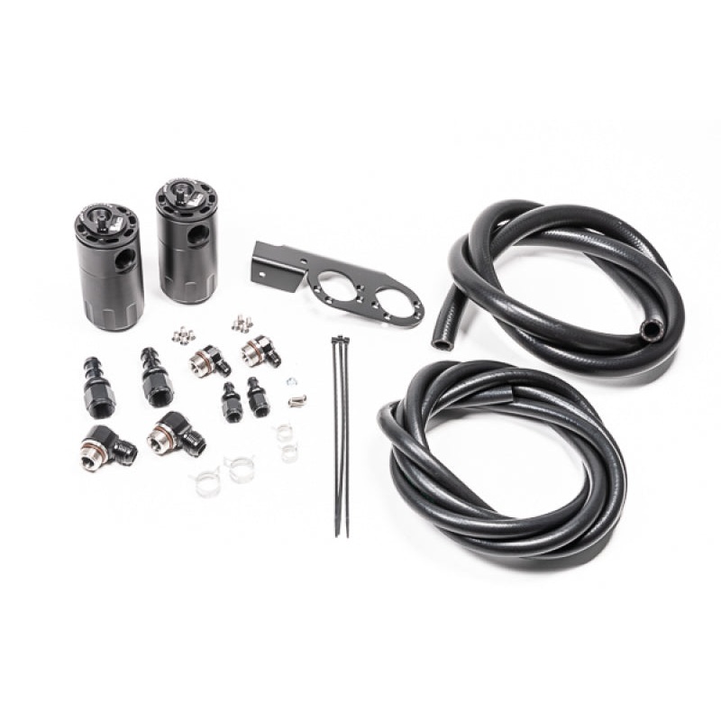 Radium Engineering Dual Catch Can Kit Nissan Z33 V35 VQ35DE/HR Fluid Lock