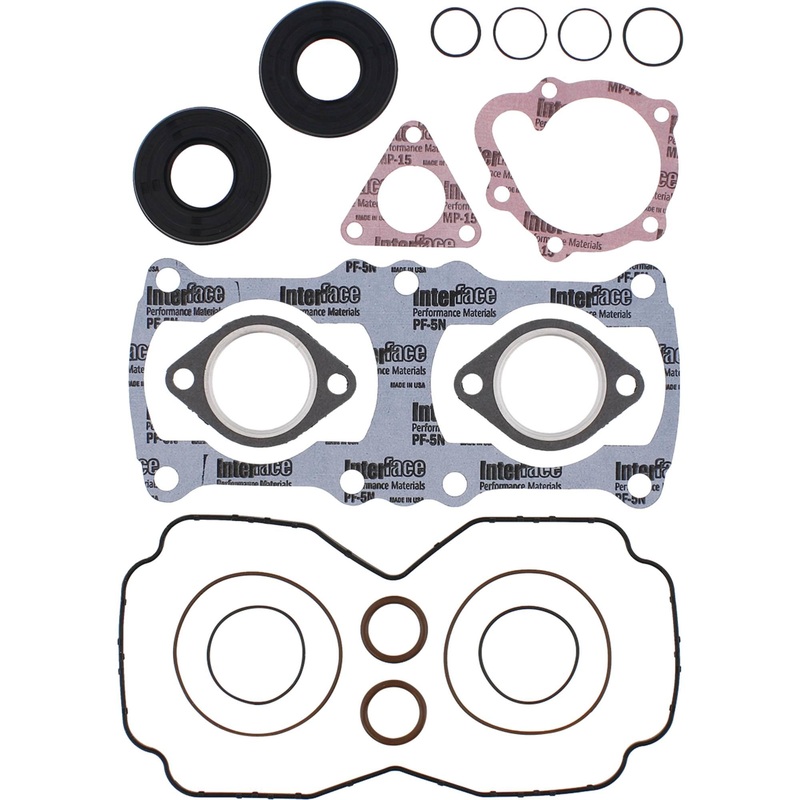 Vertex 7112290 Gaskets 1995 Polaris 440 XCR Complete Gasket Kit w/ Oil Seals
