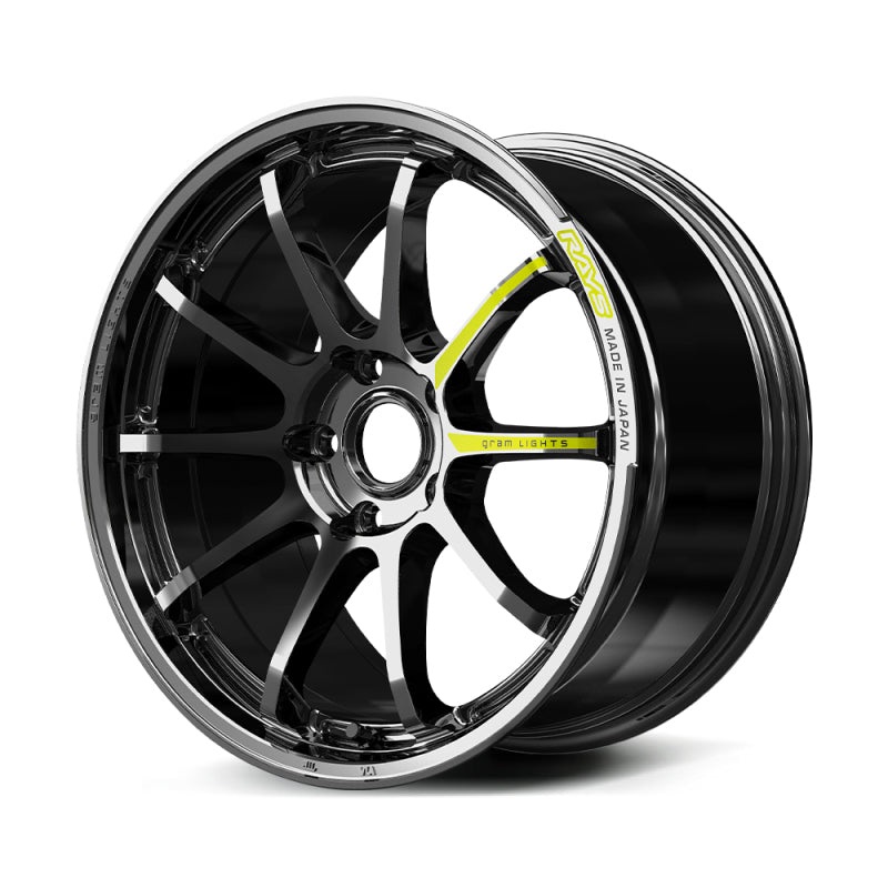Gram Lights 57NR Limited Edition 19X9.5 +38 5-100 Rays Black Metal Coat (RB)