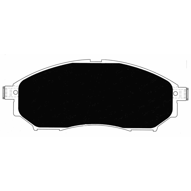 Porterfield Brake Pads for 2009 INFINITI FX35