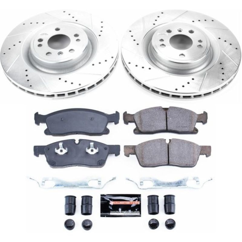 PowerStop Power Stop 2016 Mercedes-Benz GLE300d Front Z23 Evolution Sport Brake Kit