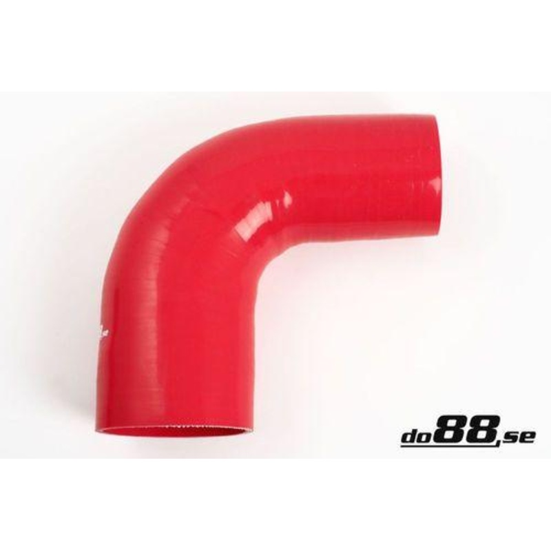 Silicone Hose Red 90 degree 2,75 – 3” (70 – 76mm)