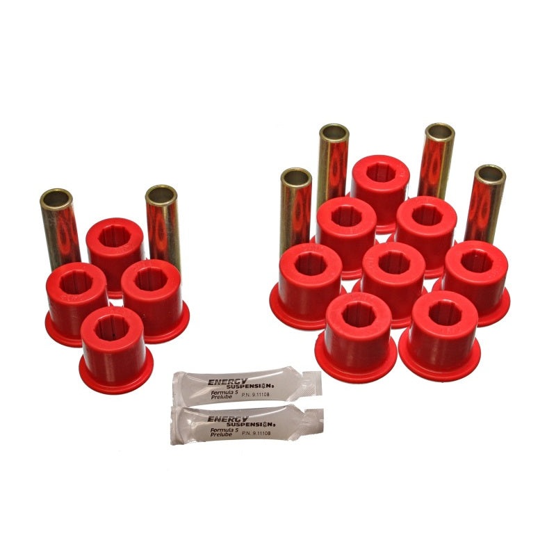 Energy Suspension Rear Spring Bushing Set – Red