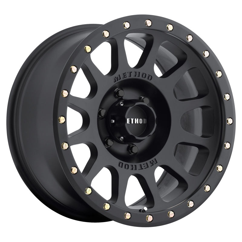 Method MR305 NV 18×9 +18mm Offset 6×5.5 108mm CB Matte Black Wheel