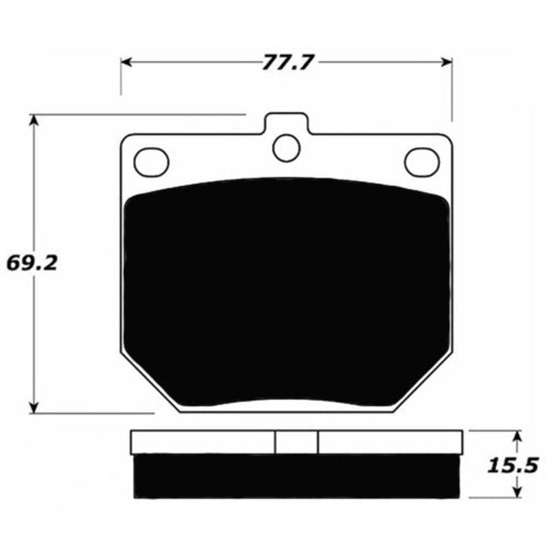 Porterfield Brake Pads for 1964 SUNBEAM ALPINE