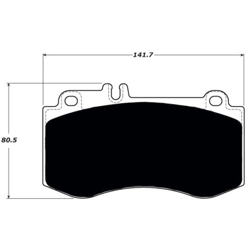 Porterfield Brake Pads for 2011 MERCEDES-BENZ E550 Sedan / 4Matic