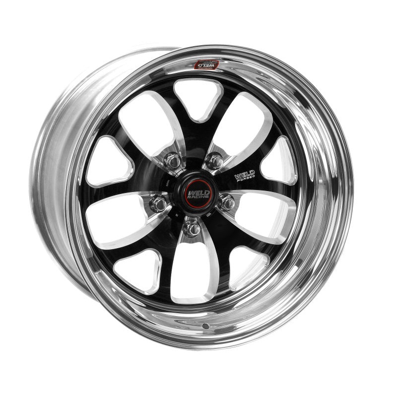 Weld S76 17×8 / 5x115mm BP / 5.3in. BS Black Wheel (Medium Pad) – Non-Beadlock