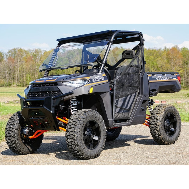 Polaris Ranger Xp Full Tilting Scratch Resistant Full Windshield by Spike