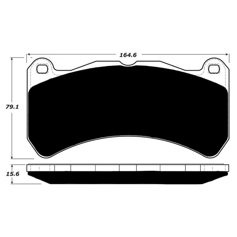 Porterfield Brake Pads for 2012 LEXUS IS F