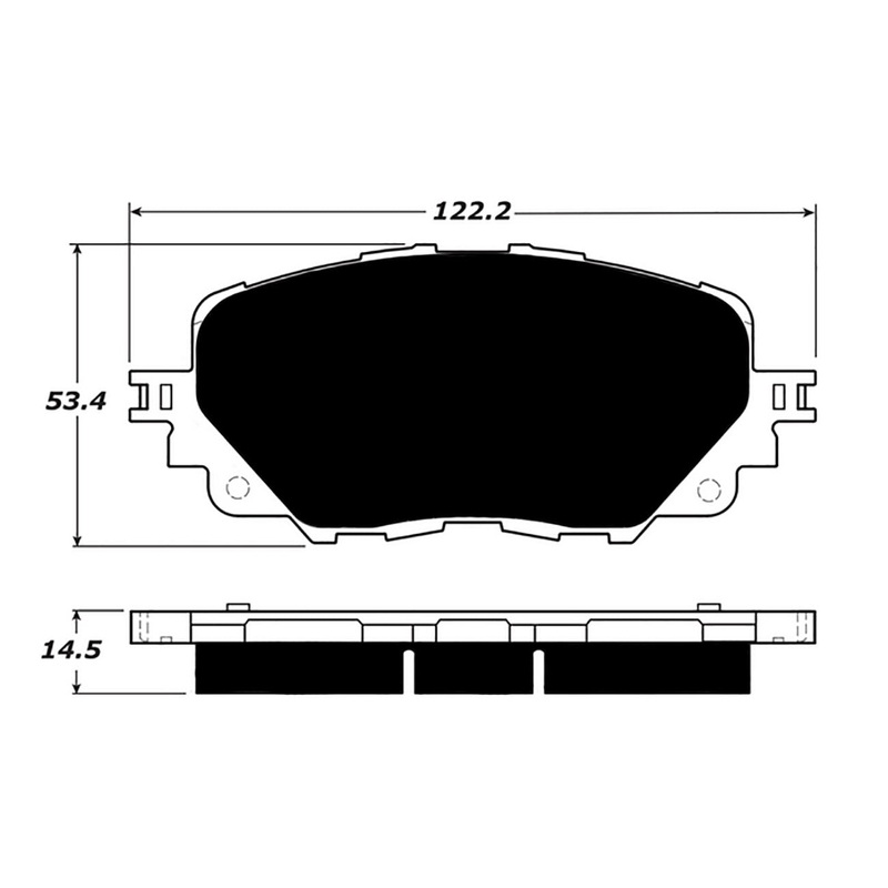 Porterfield Brake Pads for 2017 FIAT SPIDER
