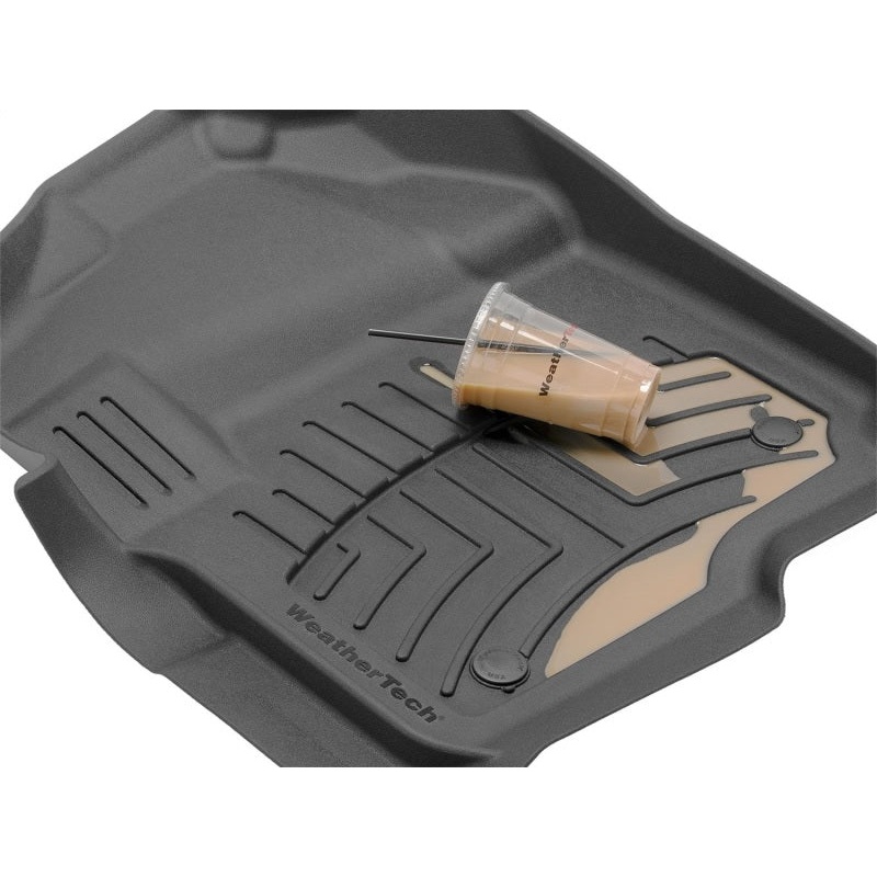 WeatherTech 2015+ Ford F-150 w/ Front Bucket Seats (Fits SuperCrew Only) Rear FloorLiner HP – Grey