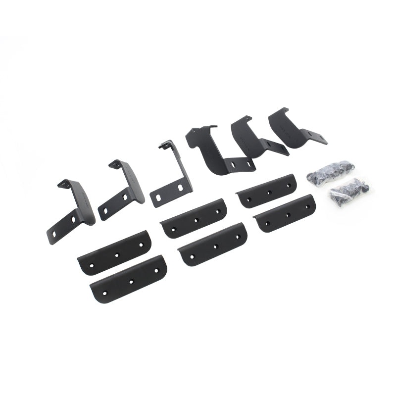 Go Rhino 2022 Toyota Tundra Crew Max Brackets for Dominator Extreme SideSteps – Tex. Black