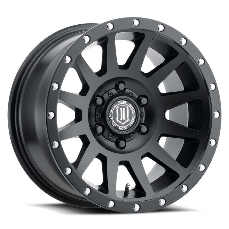 ICON Alloys Compression 20″ 6×139.7 Satin Black