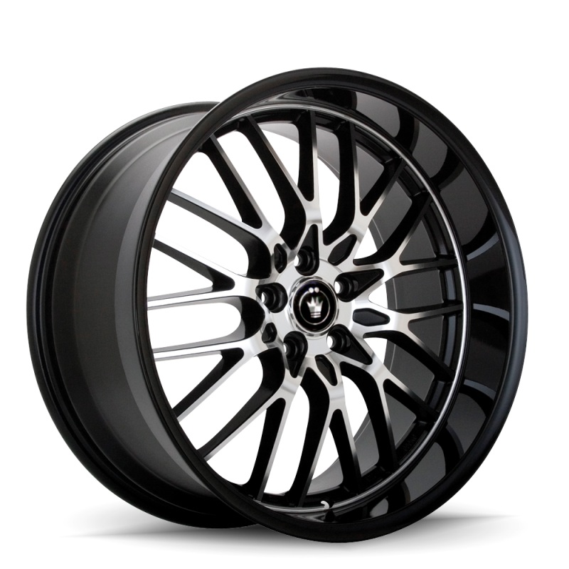 Konig Lace 15×6.5 8×100/108 ET40 Black/Machine Spoke