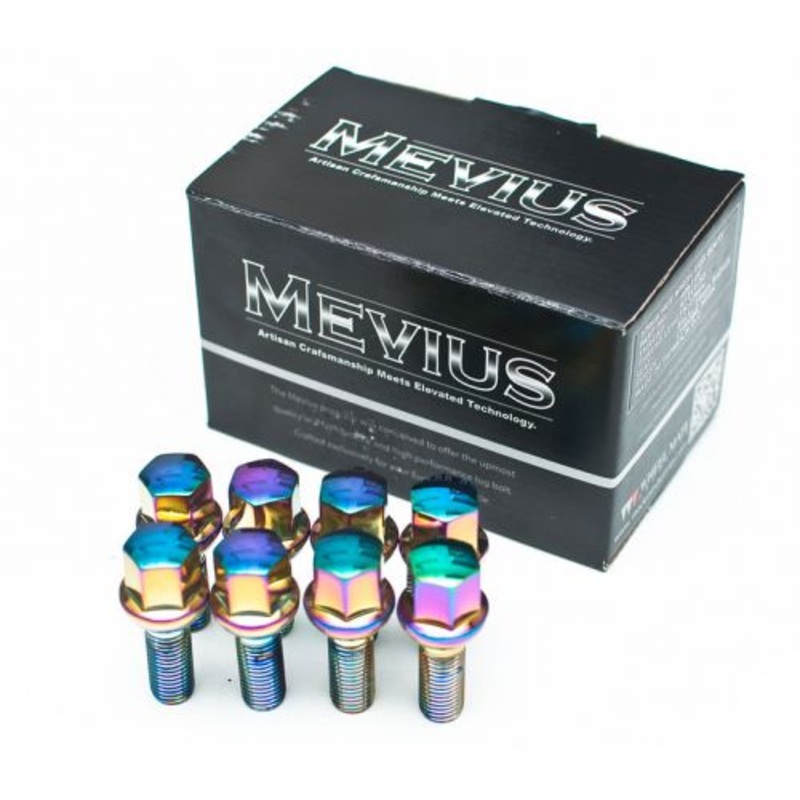 Wheel Mate Mevius Lug Bolt Set of 20 – 14×1.50 27mm Cone 60 DEG TAP