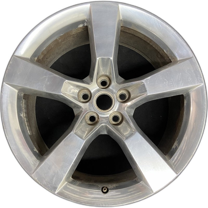 20″ CAMARO 10-11 20×9 rear 5 spoke polished opt Q9J Original OEM Wheel Rim