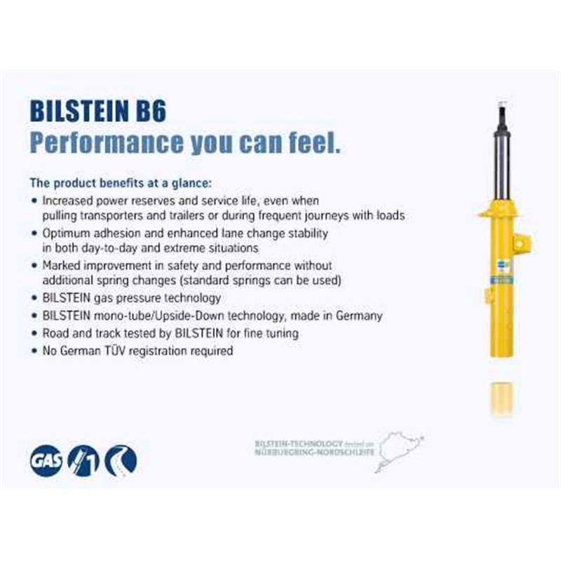 Bilstein B6 09-13 Subaru Forester Front Left Twintube Strut Assembly