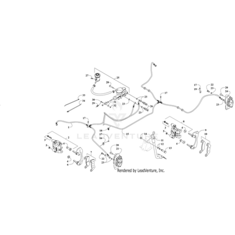 Brake Pads Rb 2502-711 Front by Arctic Cat