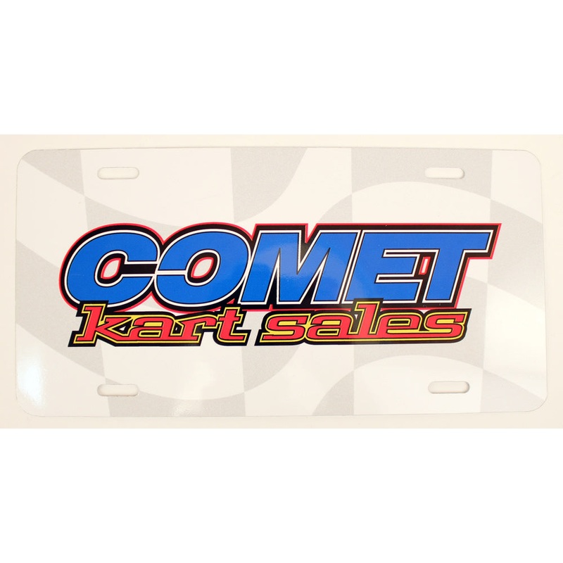 Comet Kart Sales License Plate