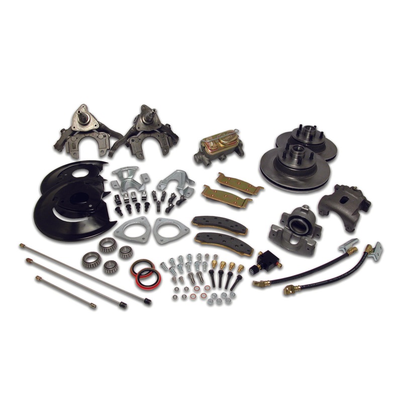 Front Drum to Disc Brake Conversion Kit 68-69 Mustang, Non-Power. A132-1