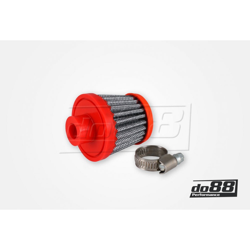 BMC Crank case ventilation filter, Connection 12mm, Length 47mm