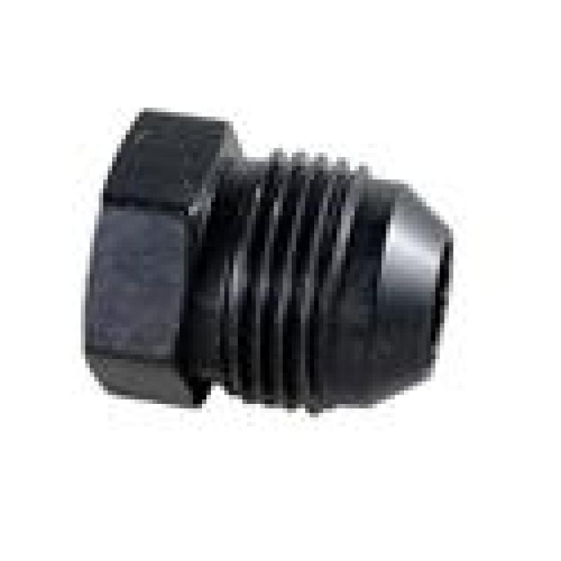 Fragola -16AN Aluminum FlarePlug – Black