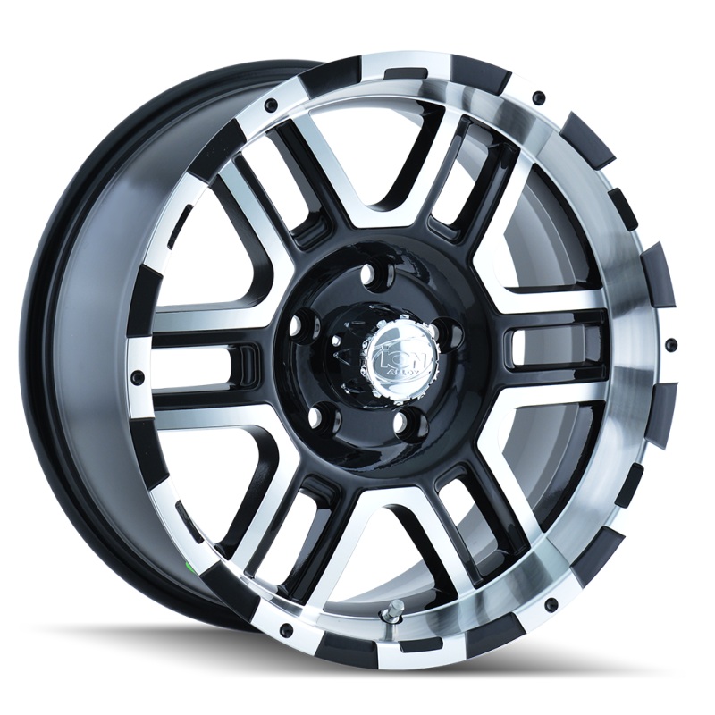 ION Type 179 16×8 / 5×135 BP / 10mm Offset / 87mm Hub Black/Machined Wheel