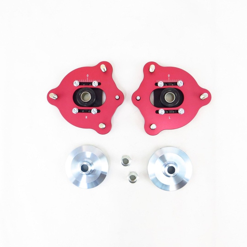 RS-R Front Pillowball Upper Mounts | 17-23+ Civic Type R FK8 & FL5